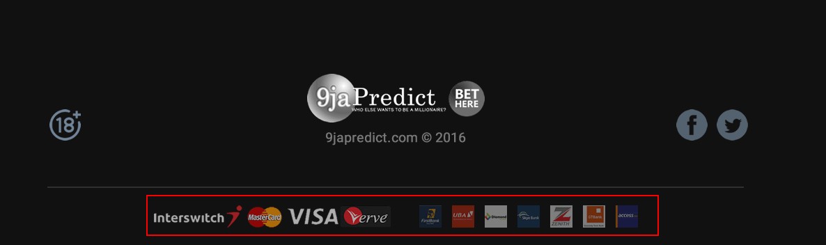 Payment methods 9jaPredict