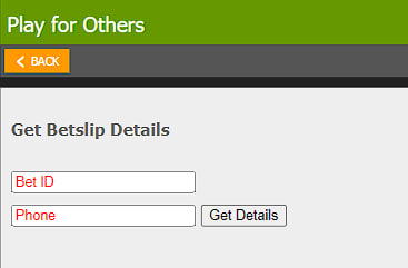 Betslip Details