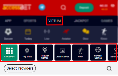 Accessbet virtual games