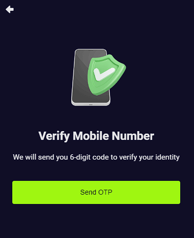 Verify Mobile Number