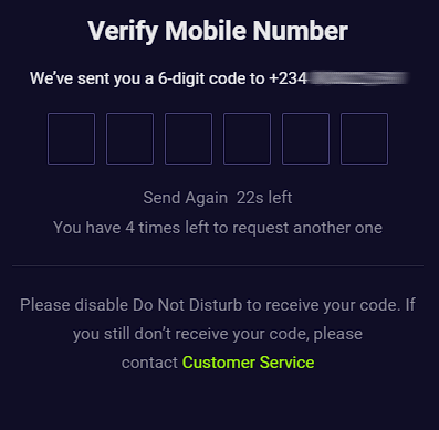 Digit code