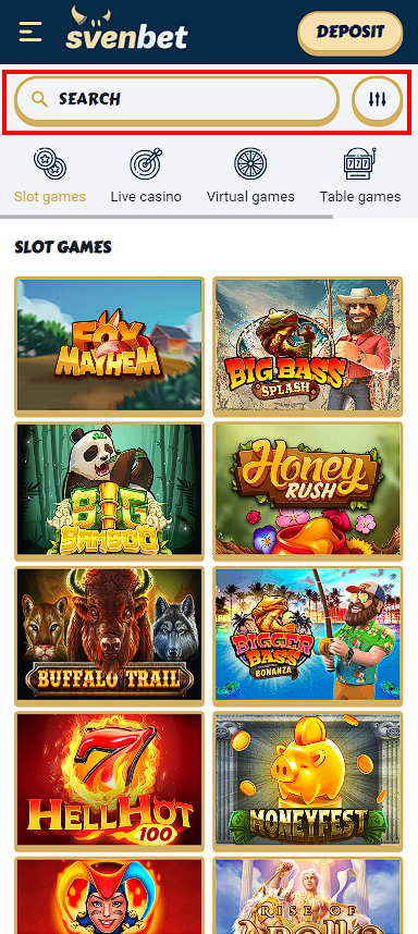 Slot games