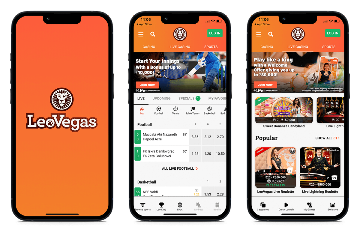 LionVegas mobile app