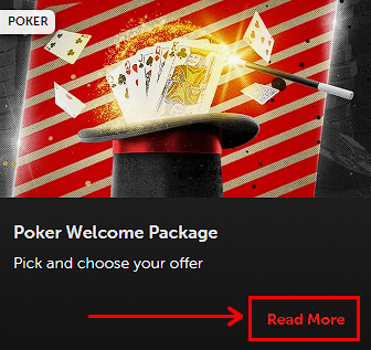 Betsafe welcome bonus for poker games