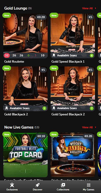 Live Casino at Betsafe