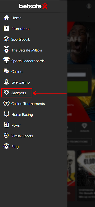 Jackpot at Betsafe