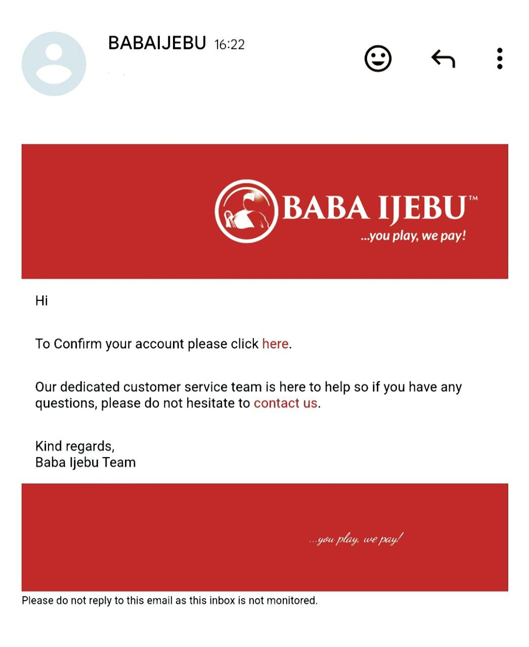 Baba IJebu email