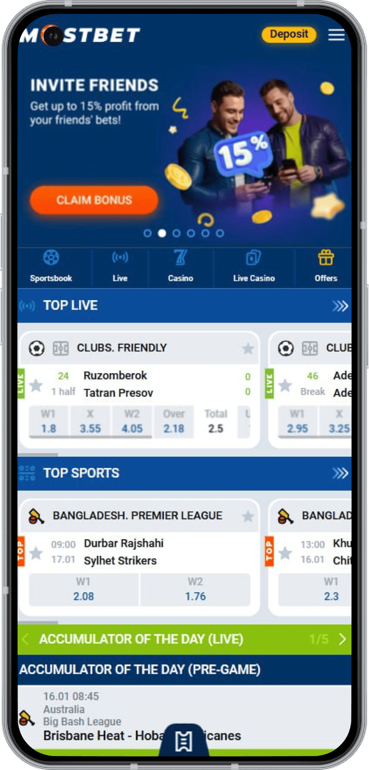 Mostbet app for betting in Nigeria