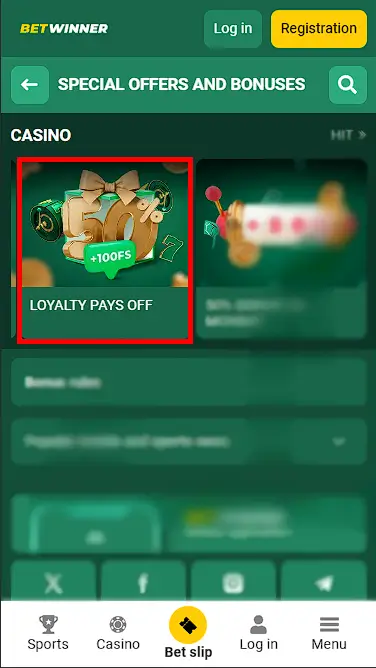 betwinner loyalty program