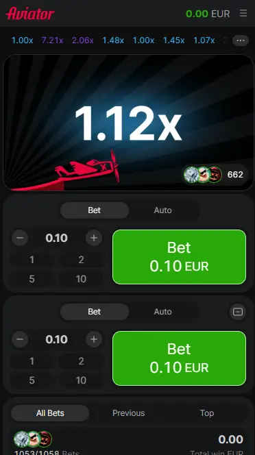 22Bet â Aviator Game Display