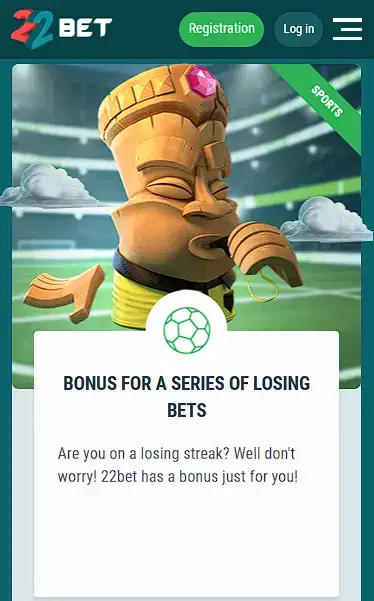 22bet bonus for bets